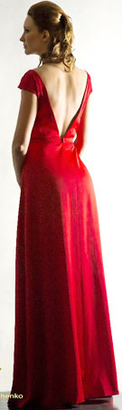 вечернее красное платье