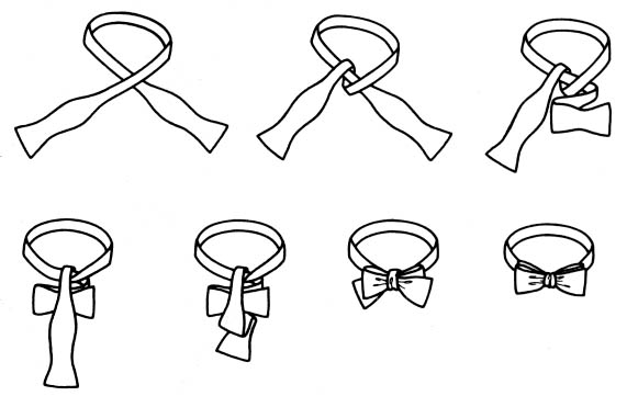 Учимся шить и завязывать галстук-бабочку к 23 февраля. Мастер-класс