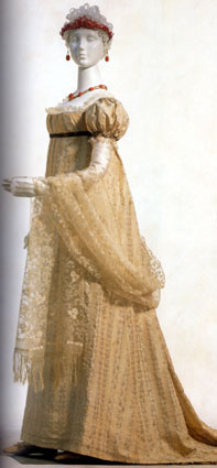 Официальное платье, 1805 год рукав буф