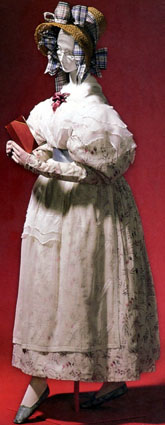 Дневное платье, 1835 год рукав буф