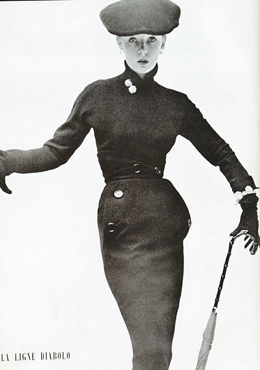 Платье «Gascone» из архива Кристиана Диора, осень-зима 1950 год