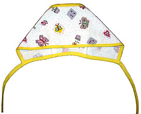 A cap for a baby learning how to cut and sew e-learning authoring school of cutting and sewing Ludmila Serova