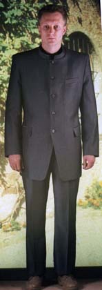 basic pattern men's suit