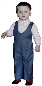 Jumpsuits for the boy to learn to cut and sew school author Ludmila Serova